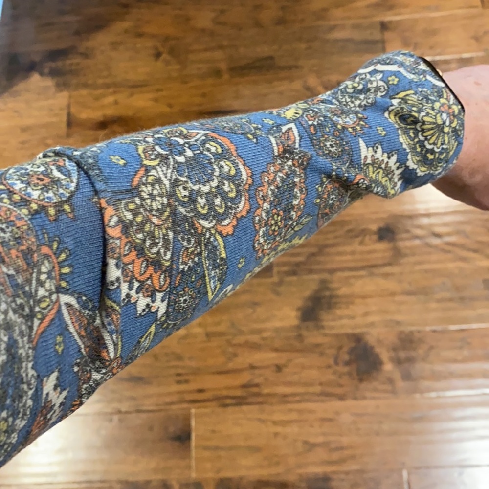 NWT Lularoe Paisley Print Sarah Duster Cardigan: S - Picture 9 of 11